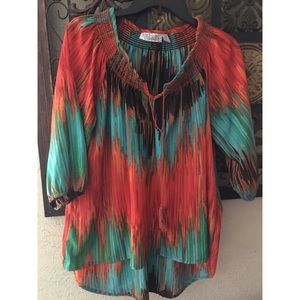 Women's Western Blouse Size XXL